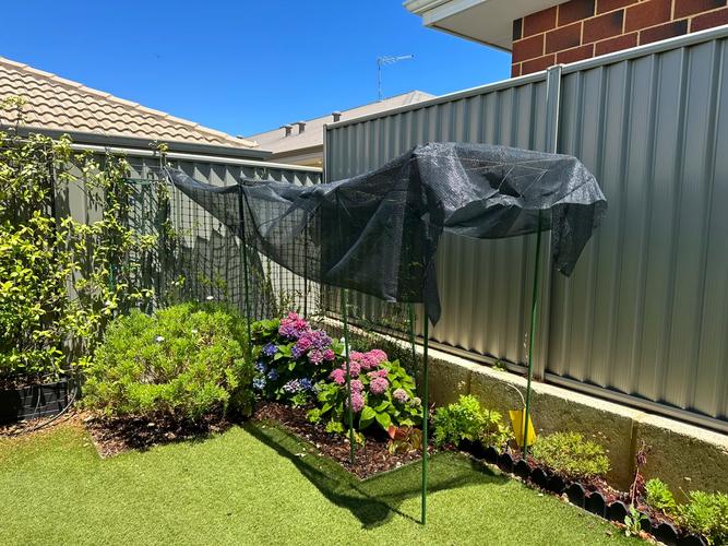 custom garden shade cloth