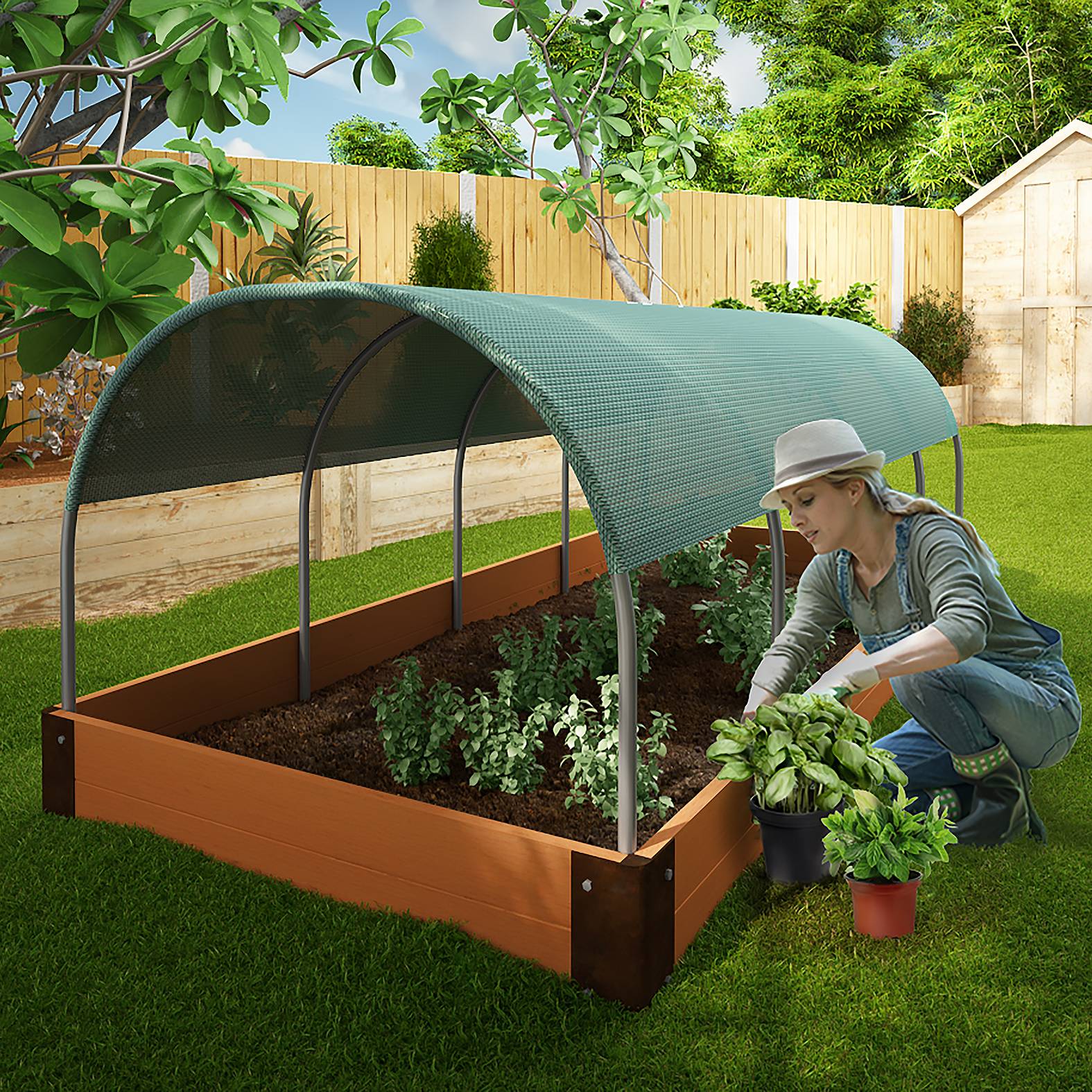 shade cloth garden cover