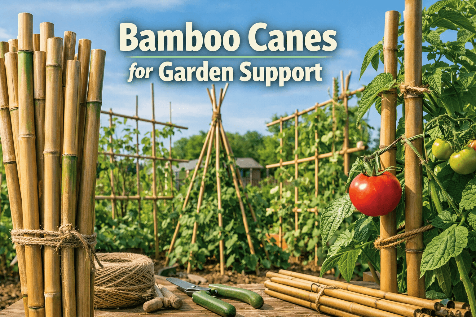 bamboo canes for garden
