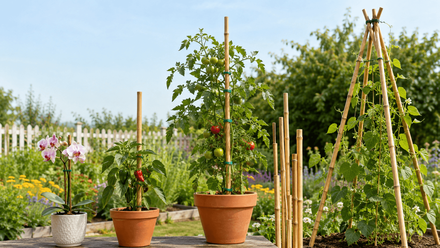 bamboo garden stakes