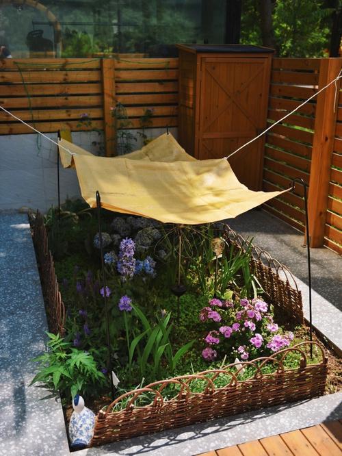 how to set up shade cloth for garden