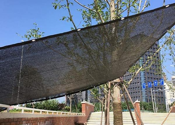 shade cloth over garden bed