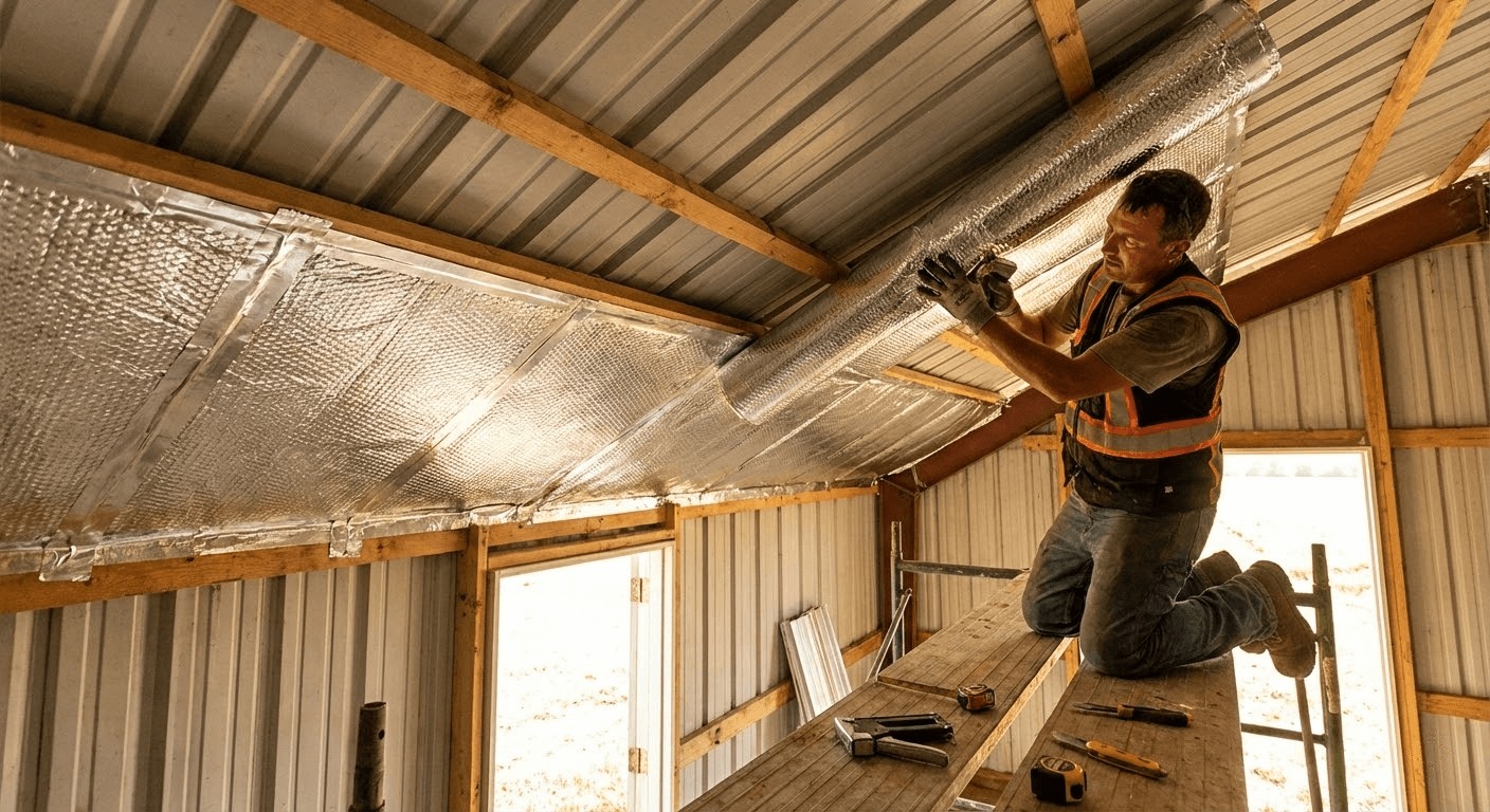 double sided reflective foil insulation