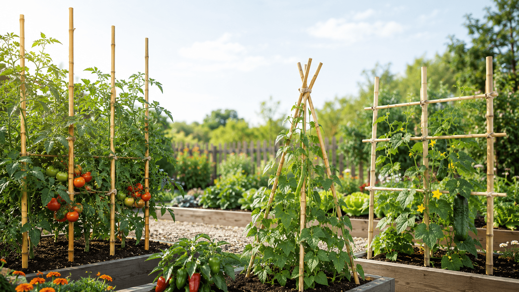 garden bamboo stakes