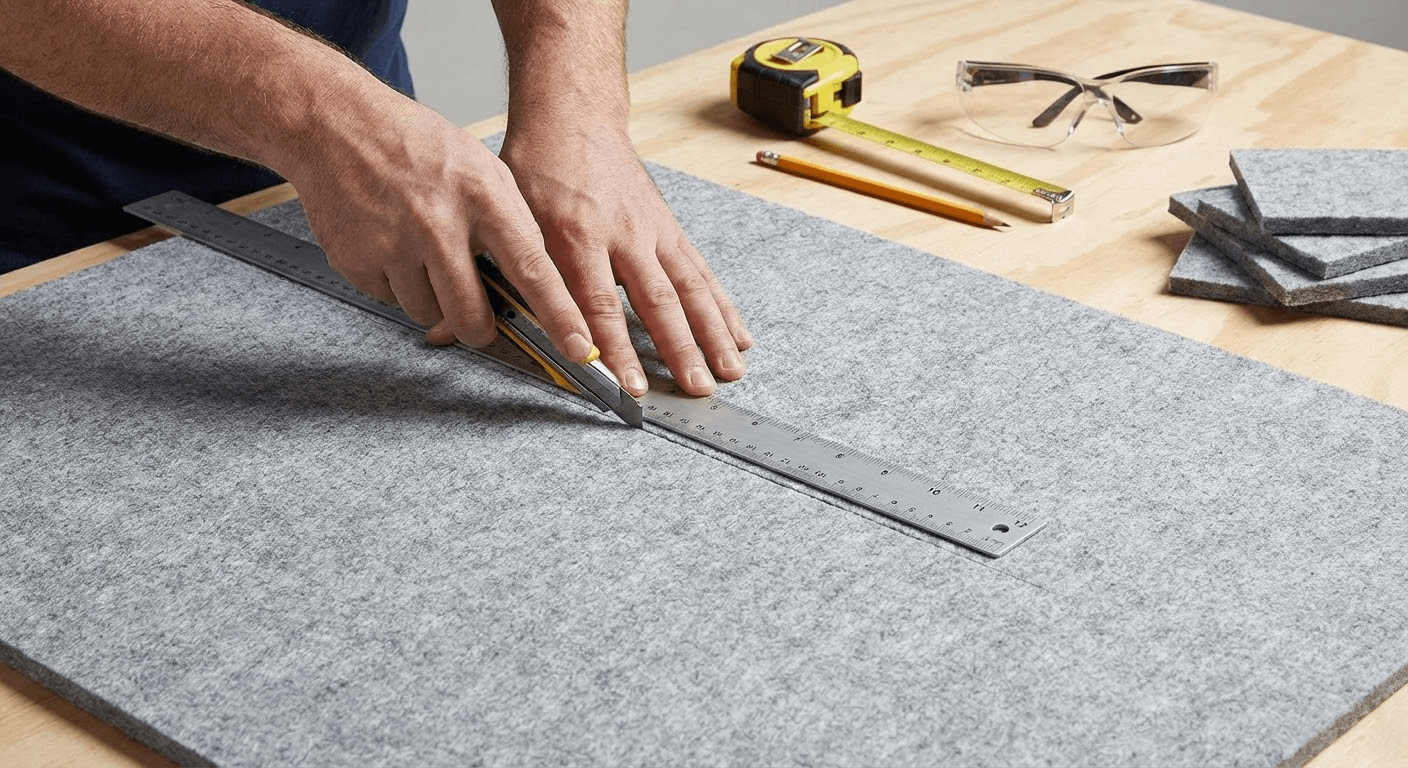 how to cut acoustic panel