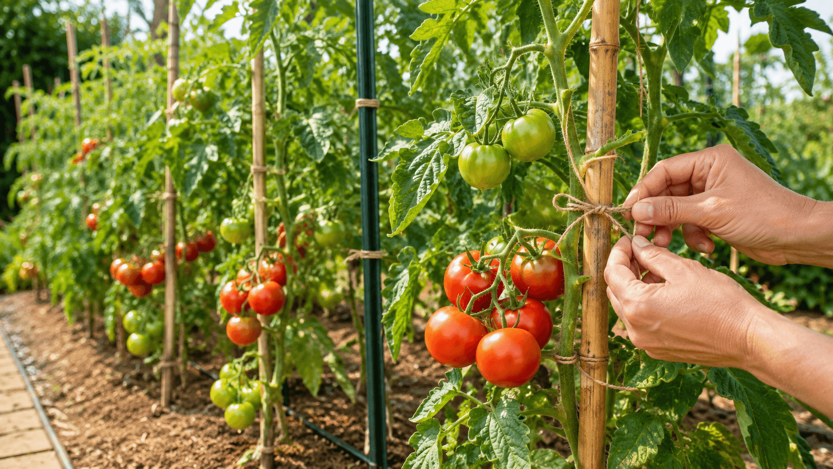 How to Stake Tomato Plants