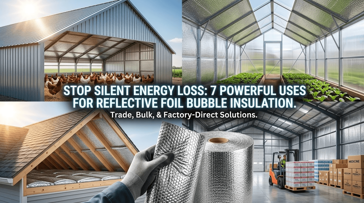 reflective foil bubble insulation