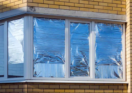 using reflective insulation on windows
