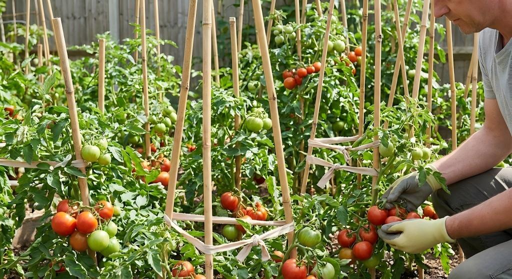 are bamboo stakes good for tomatoes