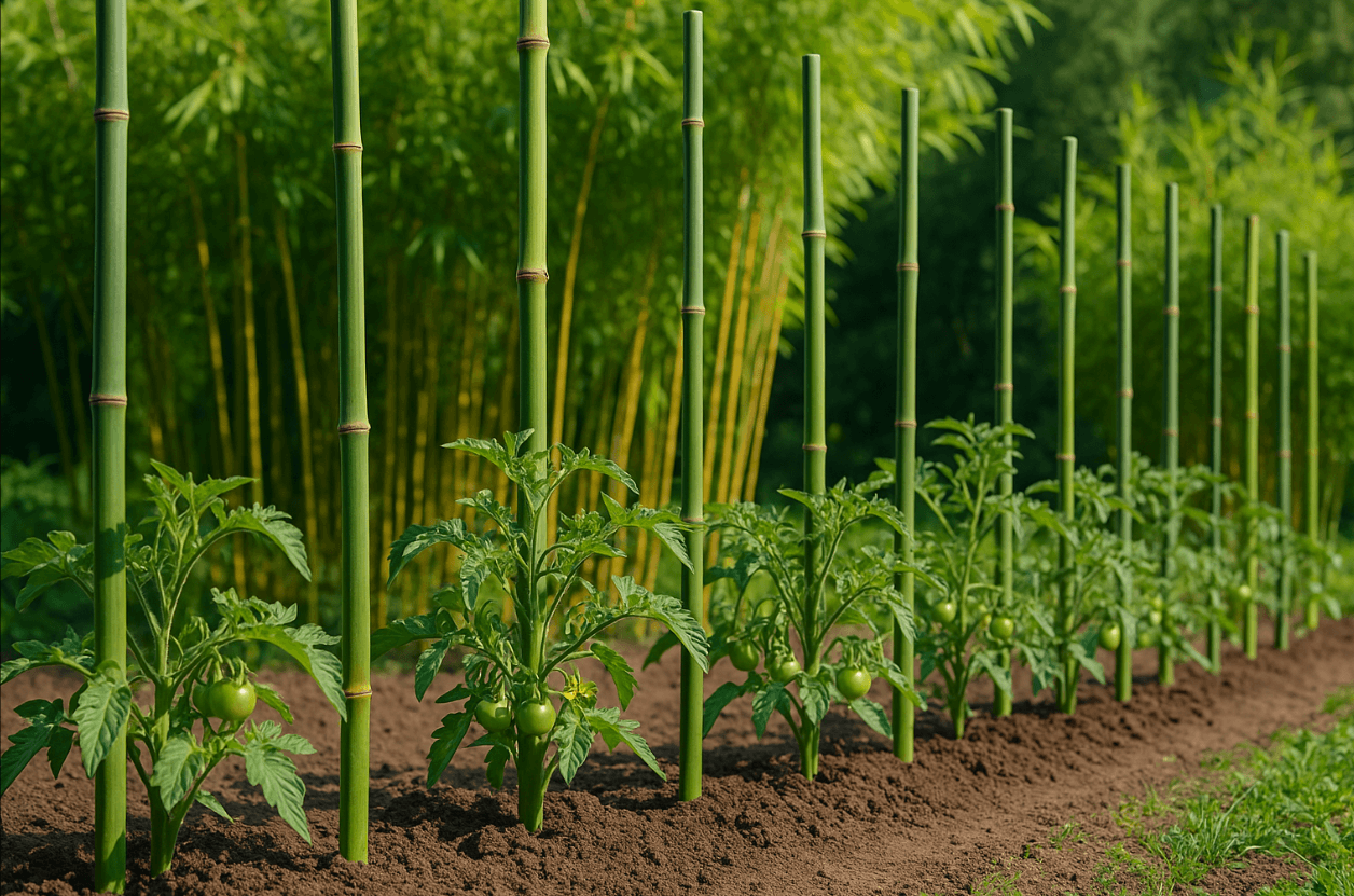 growing bamboo for garden stakes