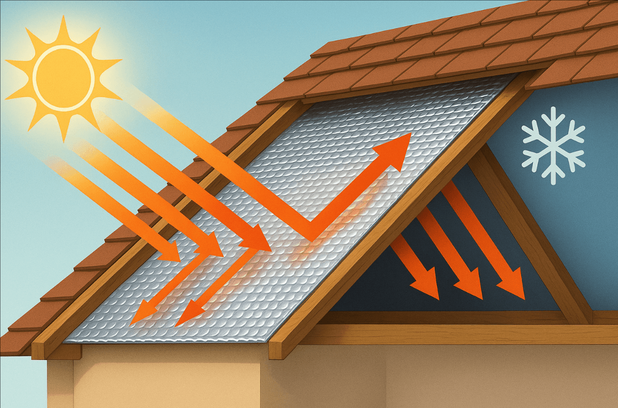 can double bubble reflective foil insulation