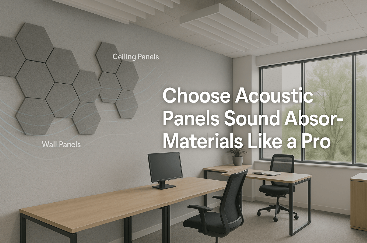 acoustic panels sound absorbing materials