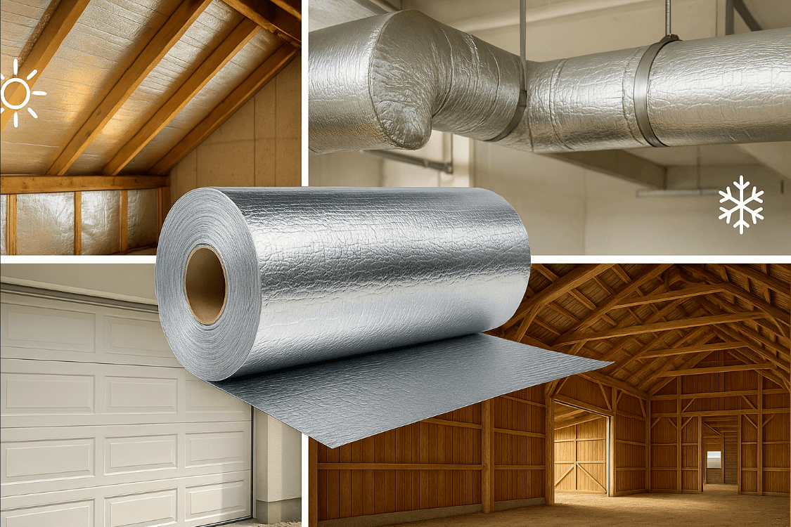 reflective foil insulation uses