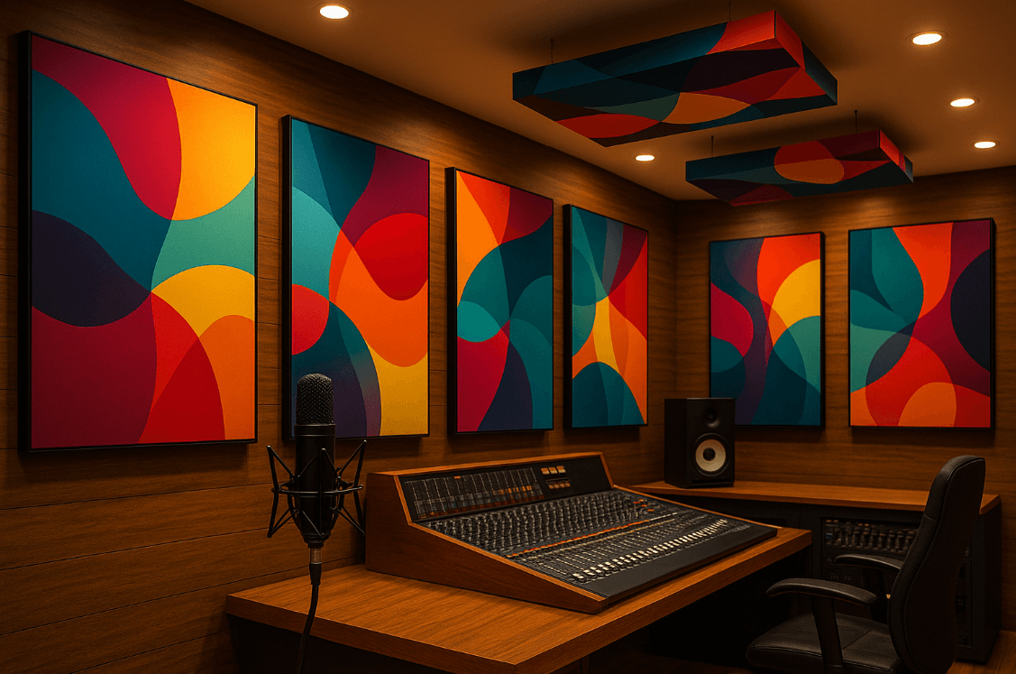 acoustic art panels sound absorbing