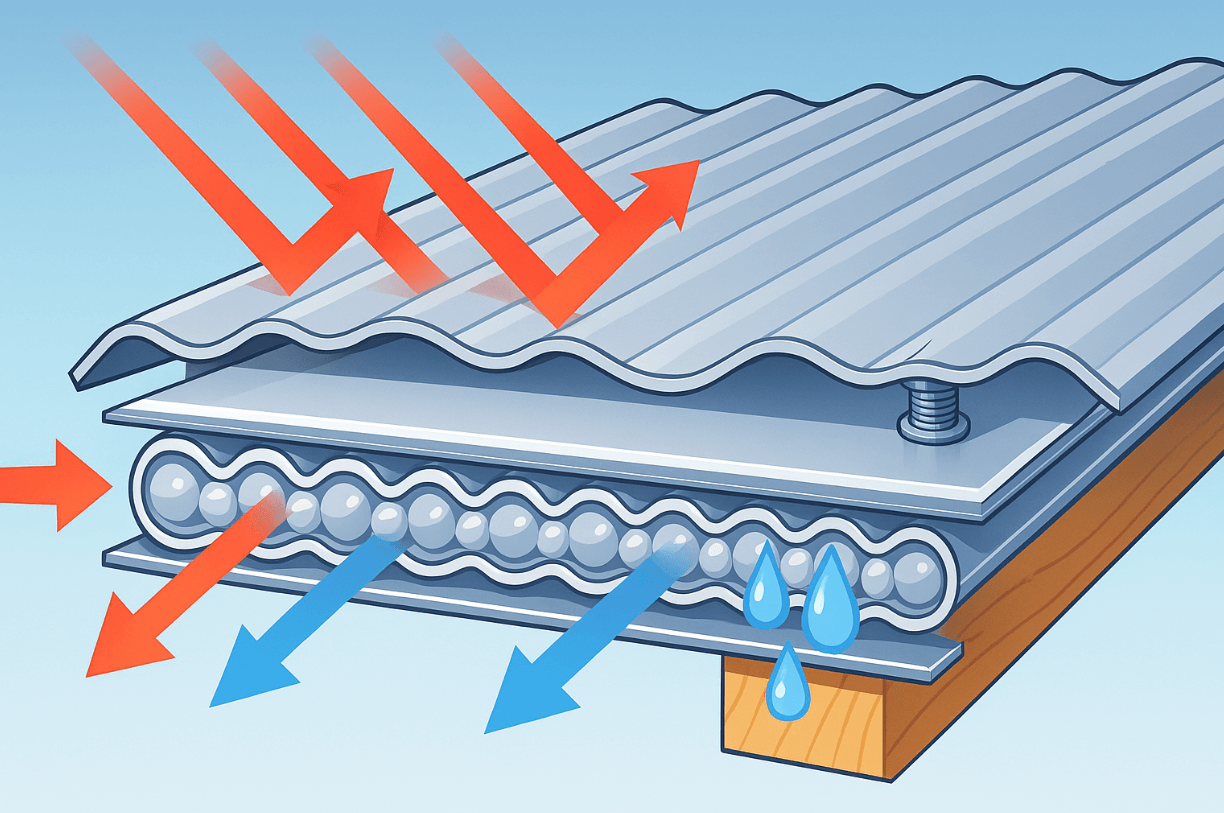 reflective double bubble foil insulation
