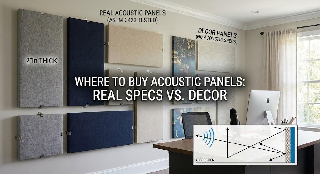 where to buy acoustic panels