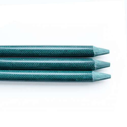Fiber Stakes 1/2''x 6', 20pcs, Blue Green, With Grid Veil