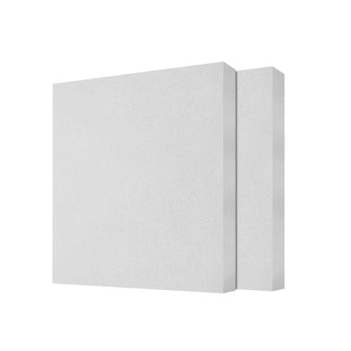 1.6 in. x 24 in. x 24 in. White Sound Absorbing Acoustic Panels for Office,Studio，Home Theatre，Wall,Ceiling2-Pack
