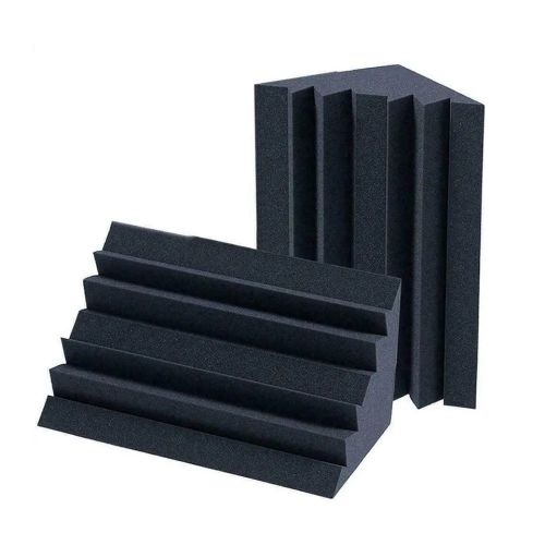 4.8 in. x 4.8 in. x 9.5 in. Corner Block Bass Trap Sound Absorbing Panels for Recording Studio 12-Pack