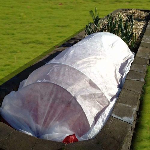 Row Cover 10'x500' 0.55oz Frost Blanket for Winter Protection Plant Covers Feeeze Protection,White