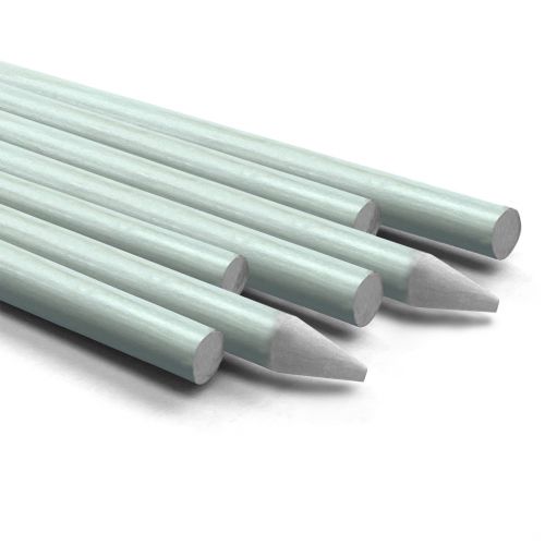 5/16''x 5', 100pcs, White, FRP Stakes