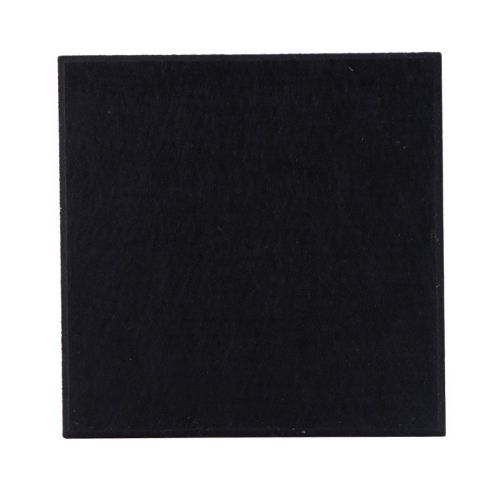 0.4 in. x 9 in. x 9 in. Fabric Square Self-Adhesive Sound Absorbing Acoustic Panels in Black 12-Pack