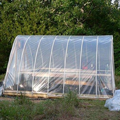 3.1Mil Plastic Covering Clear Polyethylene Greenhouse Film, 6ft x 8ft