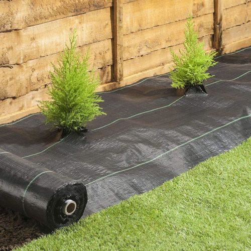 6x100ft Landscape Fabric Weed Barrier Ground Cover Garden Mats for Weeds Block in Raised Garden Bed