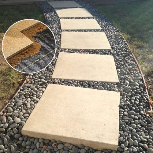 6 Ft x 50 Ft Landscape Fabric Weed Barrier Garden Mats Ground Cover