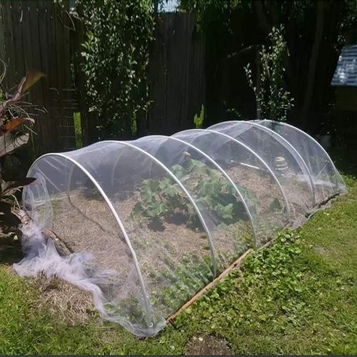 Garden Netting Against Bugs, Birds & Squirrels - Mesh Netting, White, 10'x10'