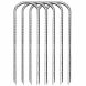 U Steel Rebar, 0.4x12 in, 8pack, Silver