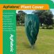 Rectangle Plant Covers Freeze Protection Bag 10"x20", Dark Green