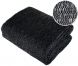 50% Sunblock Shade Cloth with Grommets, 10' x 12', Black 