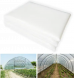 12 ft. x 16 ft. 3.1 mil Plastic Covering Clear Polyethylene Greenhouse Film UV Resistant for Grow Tunnel and Garden Hoop