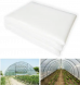 12 ft. x 25 ft. 2.4 mil Plastic Covering Clear Polyethylene Greenhouse Film UV Resistant for Grow Tunnel and Garden Hoop