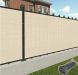 90% Beige Privacy Fence Screen, 4*50 ft