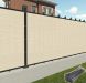 90% Beige Privacy Fence Screen, 6*50 ft