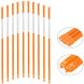 7.9mm Diameter Hollow Snow Pole, Orange, 1.52m, Set of 10