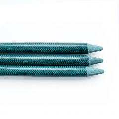 Fiber Stakes 1/2''x 6', 20pcs, Blue Green, With Grid Veil