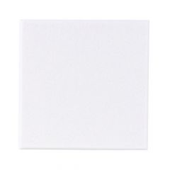 0.4 in. x 9 in. x 9 in. Fabric Square Self-Adhesive Sound Absorbing Acoustic Panels in White 12-Pack