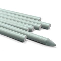 5/16'' x 6' tall, 100pcs, White, FRP Plant Stake