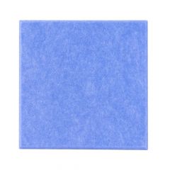 0.4 in. x 9 in. x 9 in. Fabric Square Self-Adhesive Sound Absorbing Acoustic Panels in Blue 12-Pack