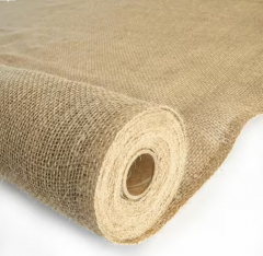 45"*25ft 210g Natural Burlap Fabric for Weed Barrier, Raised Bed, Seed Cover, Tree Wrap Burlap