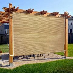 6ft X 8ft Alternative Solution for Roller Shade, Wheat 