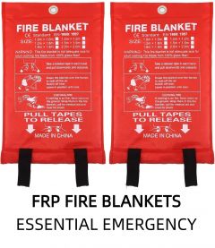 Fiberglass Fire Blankets Essential Emergency Home Emergency 1.8m x 1.8m