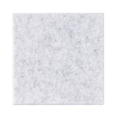 0.4 in. x 9 in. x 9 in. Fabric Square Self-Adhesive Sound Absorbing Acoustic Panels in Grey 12-Pack