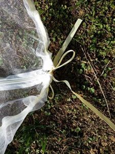 Garden Insect Netting Plant Cover 84"-W x 72"-H in-Shape Bag with Zipper 