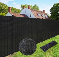 90% Black Privacy Fence Screen, 3*10 ft