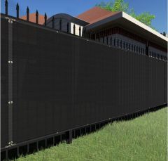 90% Black Privacy Fence Screen, 3*16 ft
