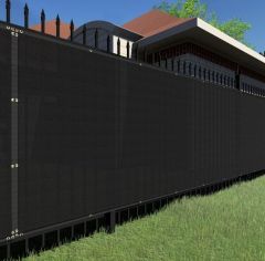 90% Black Privacy Fence Screen, 6*50 ft